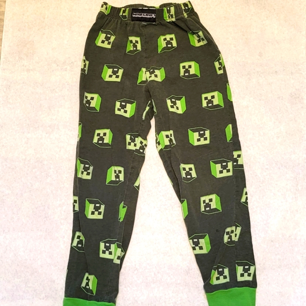 Minecraft pajama bottoms